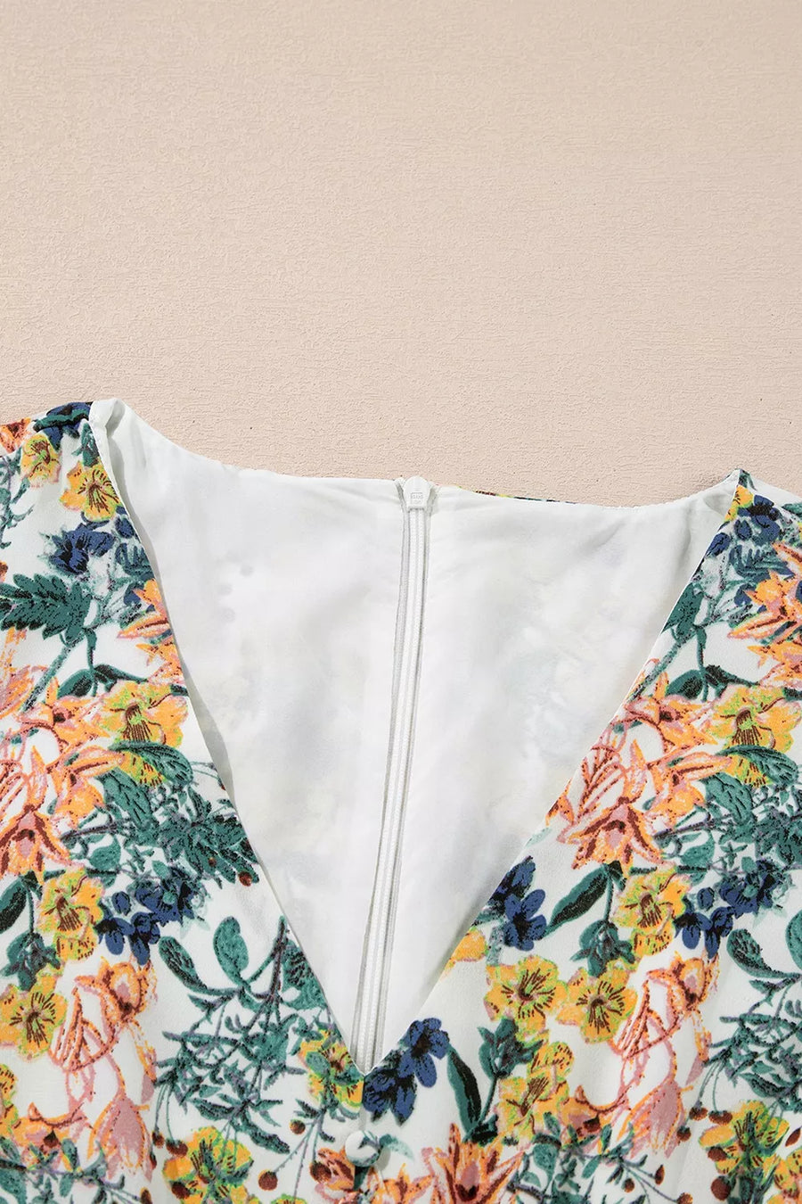 Ruffle Hem Mini Dress