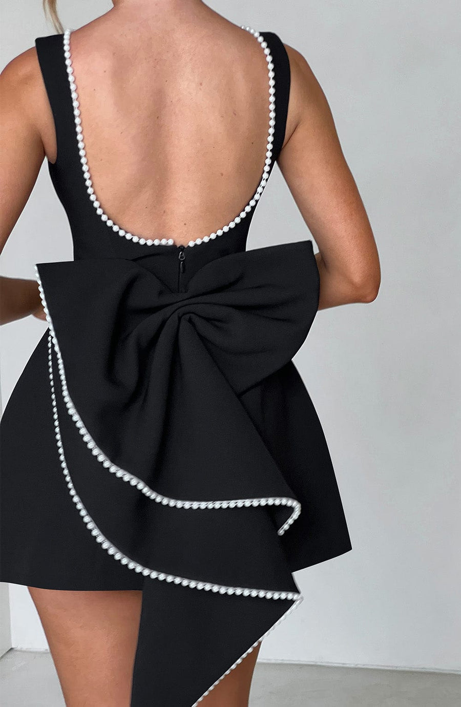 Isabella | Women's Textured Wedding Guest Mini Dress