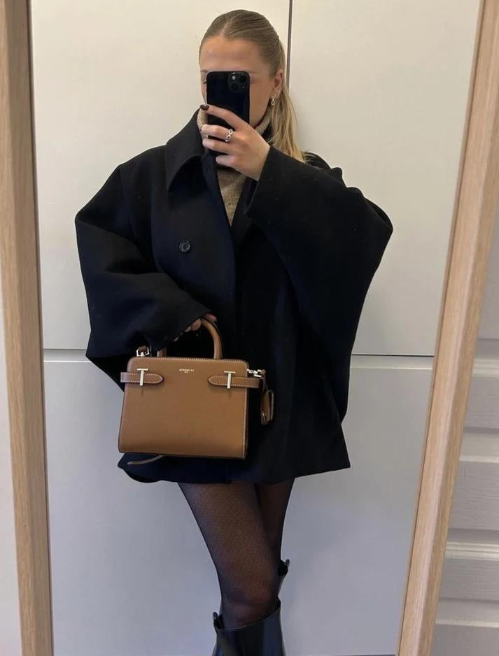 Johanna | Women's Chic Oversized Button Coat