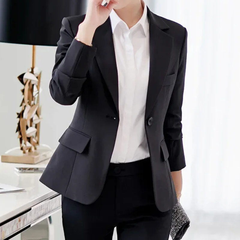 Marie | Women's Classic One Button Winter Blazer