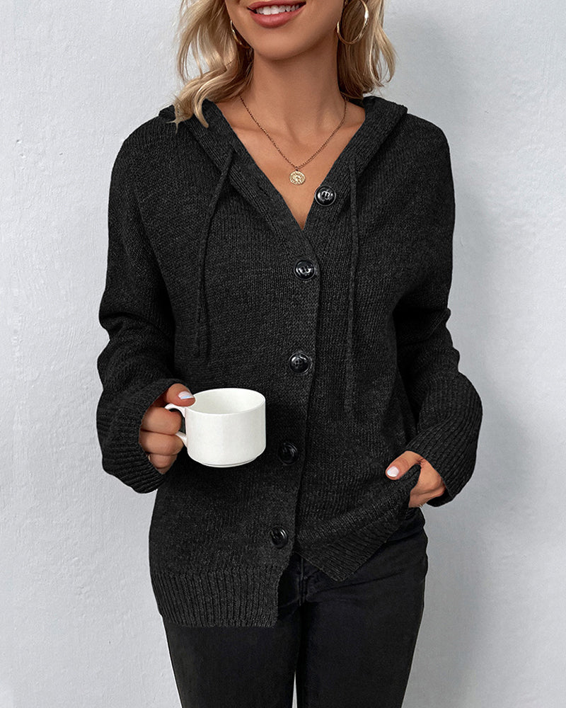 Konane | Women's Hooded Knit Cardigan