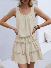 Celestine Ruffle Layered Mini Dress