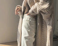 Hand Knitted Sweater Womens Sweaters Knit Jacket Cardigans Women Knit Coat Duster Coat