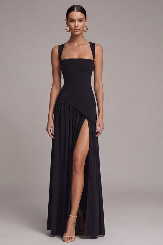 Julie | Slit Little Maxi Dress