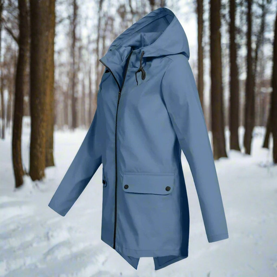 Clarimonde | Women's Hooded Anorak with Snap Pockets