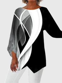 Kerstin | Women's Relaxed Butterfly Print Tunic Top