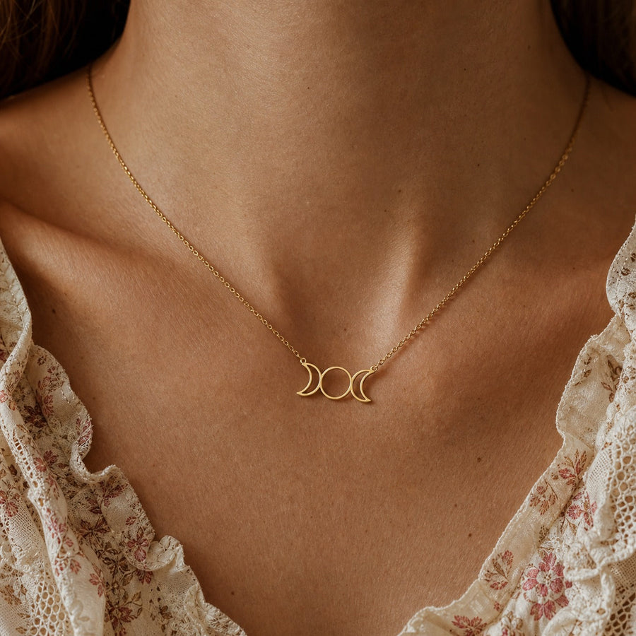 Ethereal Moon Phase Necklace