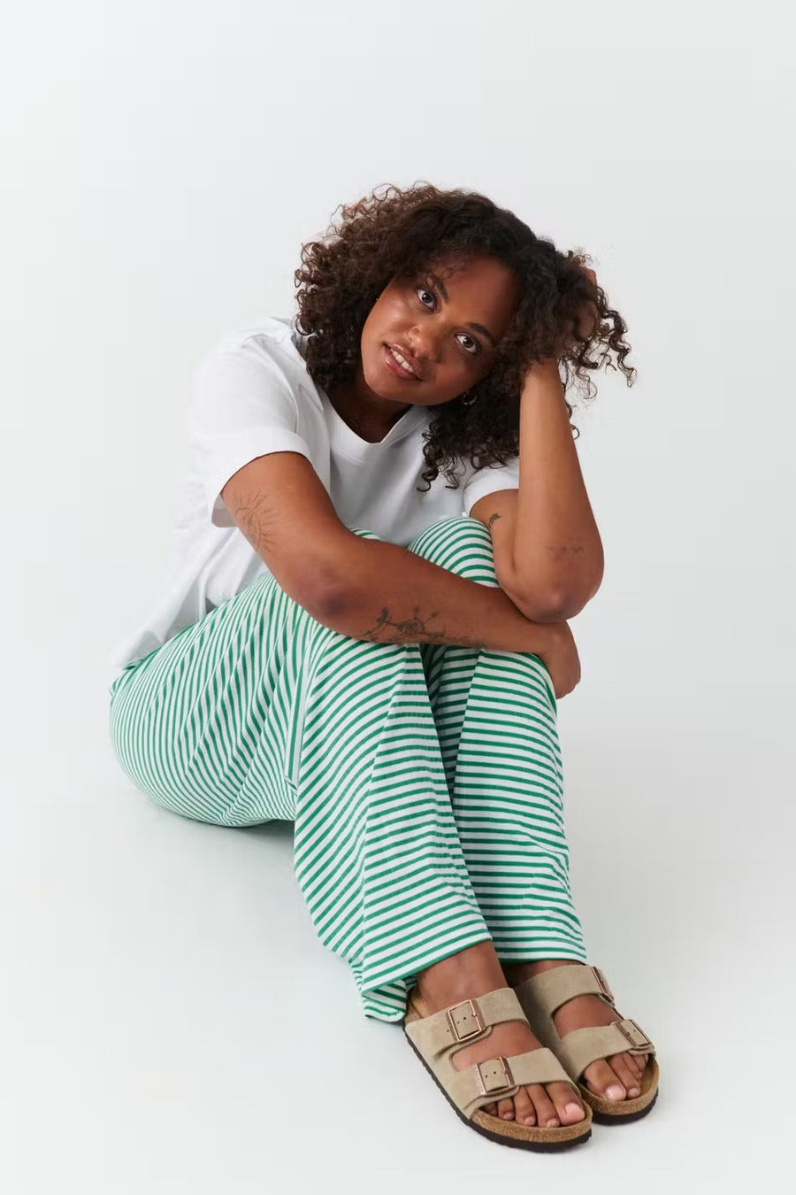 Katharina | Women's Spring Striped Relaxed Trousers