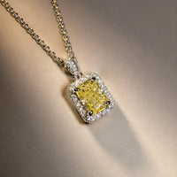 Refined Yellow Pendant Necklace