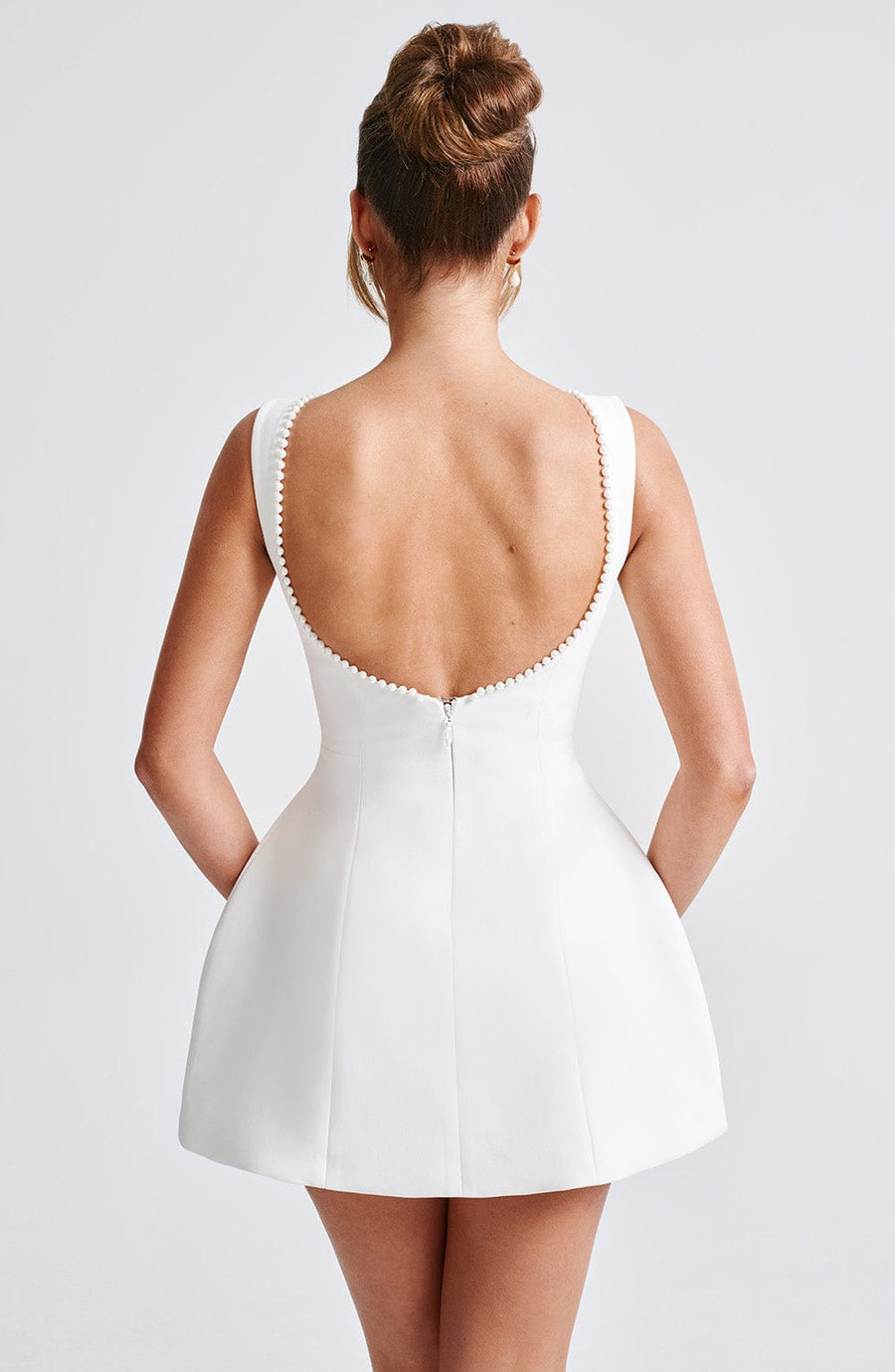Isabella | Women's Textured Wedding Guest Mini Dress