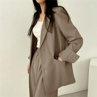 Monika | Women's Long Sleeve Classic Fit Casual Blazer Set