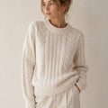 A Day Cable Knit Sweater