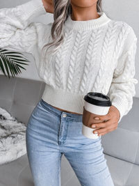 Margot Cable-Knit Sweater Dress