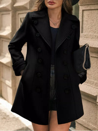 SOPHE | DOUBLE BREASTED TAILORED LONG COAT