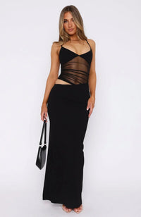 Ella Maxi Dress in Black
