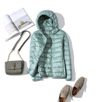 Kerstin | Women's Fashionable Glossy Cropped Winter Jacket