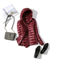 Kerstin | Women's Fashionable Glossy Cropped Winter Jacket