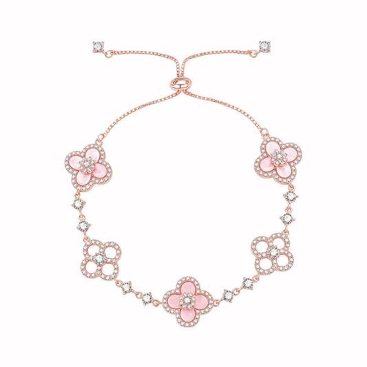 Sakura Clover Bracelet