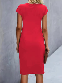 Katie | Women's Classic Short Sleeve Bodycon Dress
