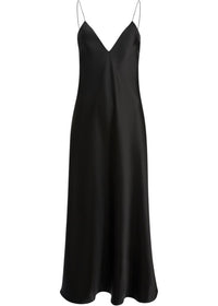 Khaite Bias-Cut Satin Slip Dress