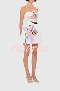 Seraphina  Lily Strapless Mini Dress