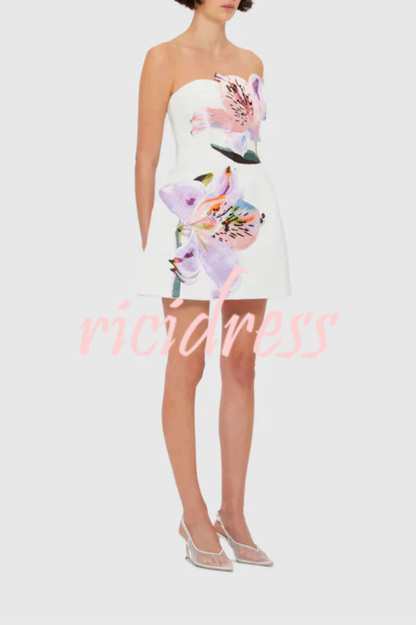 Seraphina  Lily Strapless Mini Dress