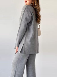 Margot Lapel Sweater Set