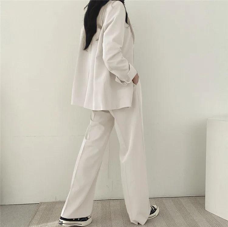 Monika | Women's Long Sleeve Classic Fit Casual Blazer Set