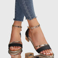 Martina | Women's Ankle Strap Block Heel Sandals