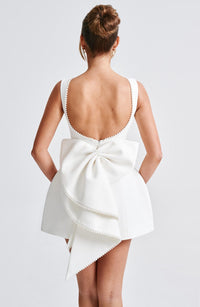 Isabella | Women's Textured Wedding Guest Mini Dress
