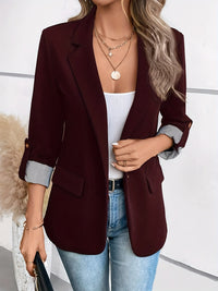 Barbara | Women's Simple Open Front Blazer