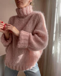 Mohair Sweater Knitting Pattern
