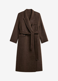 Arlene Wool Belted Coat
