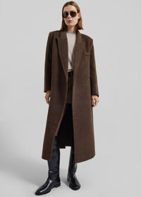 Arlene Wool Belted Coat