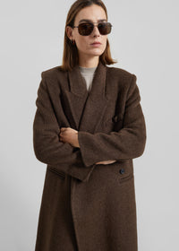 Arlene Wool Belted Coat