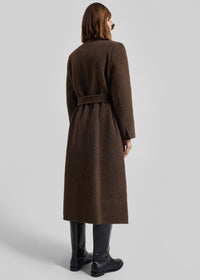 Arlene Wool Belted Coat