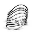 Ocean Waves Statement Ring