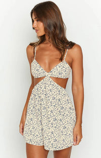 Amorgos Floral Mini Dress