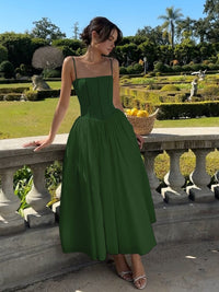 Johanna | Women's Corset Wedding Guest Midi Dress