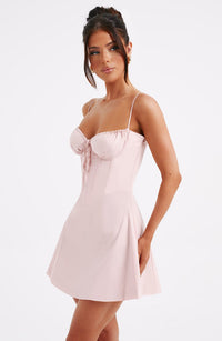 Dora Mini Dress – Blush