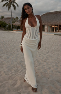 Serena Maxi Dress – Ivory