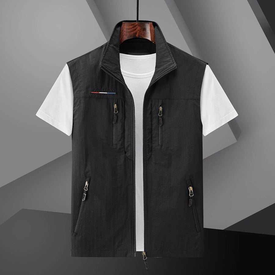 Herbert | Men's Casual Sleeveless Zip-Front Vest