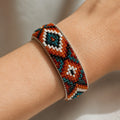 Geometric Handcraft Beaded Bracelet