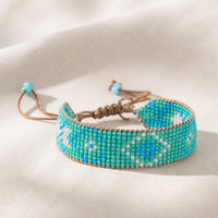 Geometric Handcraft Beaded Bracelet