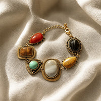 Boho Stone Gold Bracelet