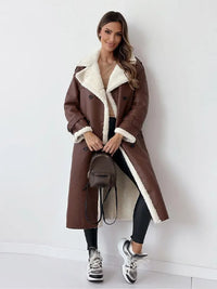 Helga | Women's Faux Shearling Long Winter Coat