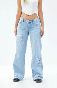 LILY BOW TIE JEANS