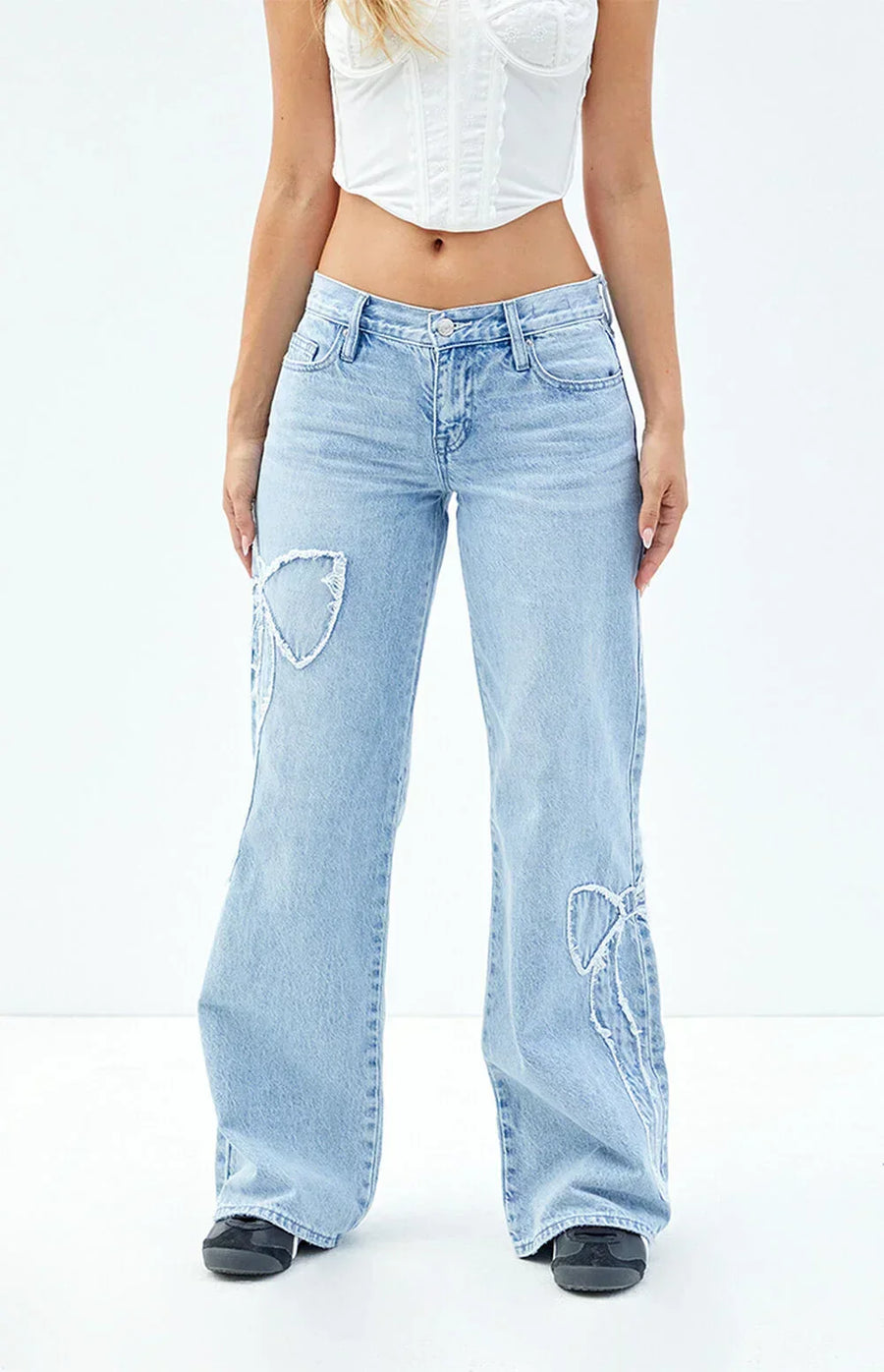 LILY BOW TIE JEANS