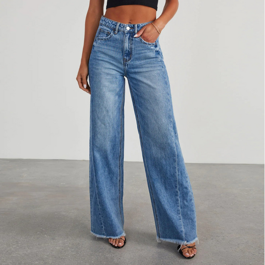 Anna | Women's High Waist Flare Leg Jeans
