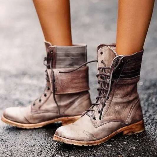 Bunny | Women's Elegant Lace-Up Ankle Boots